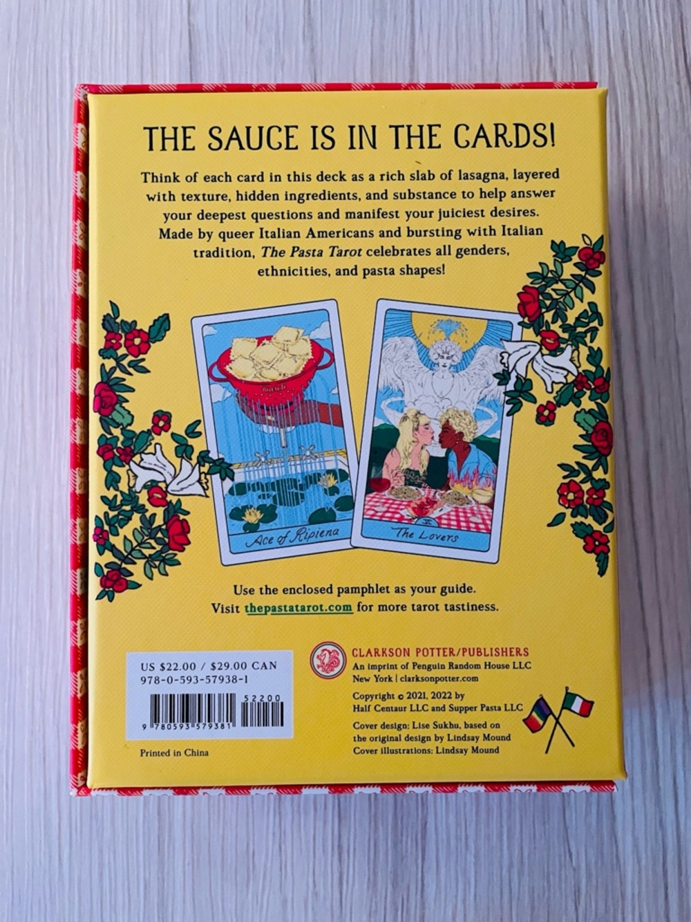 The Pasta Tarot Card Deck - New in Box - Picture 2 of 4